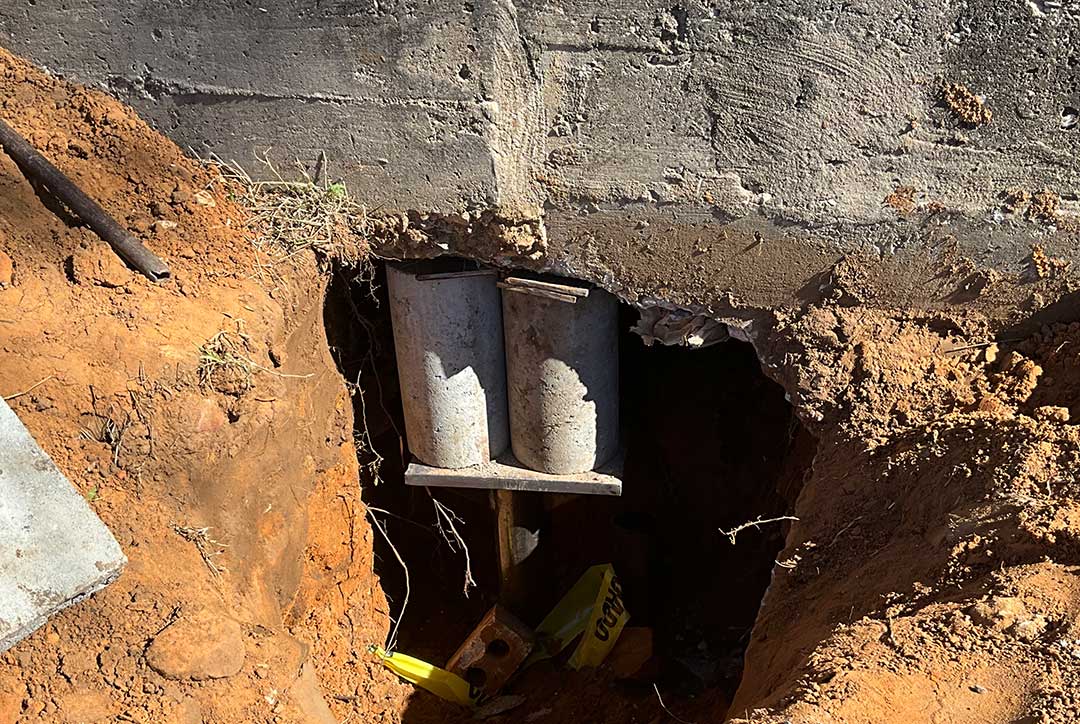 FCS foundation repair project in McKinney, Texas