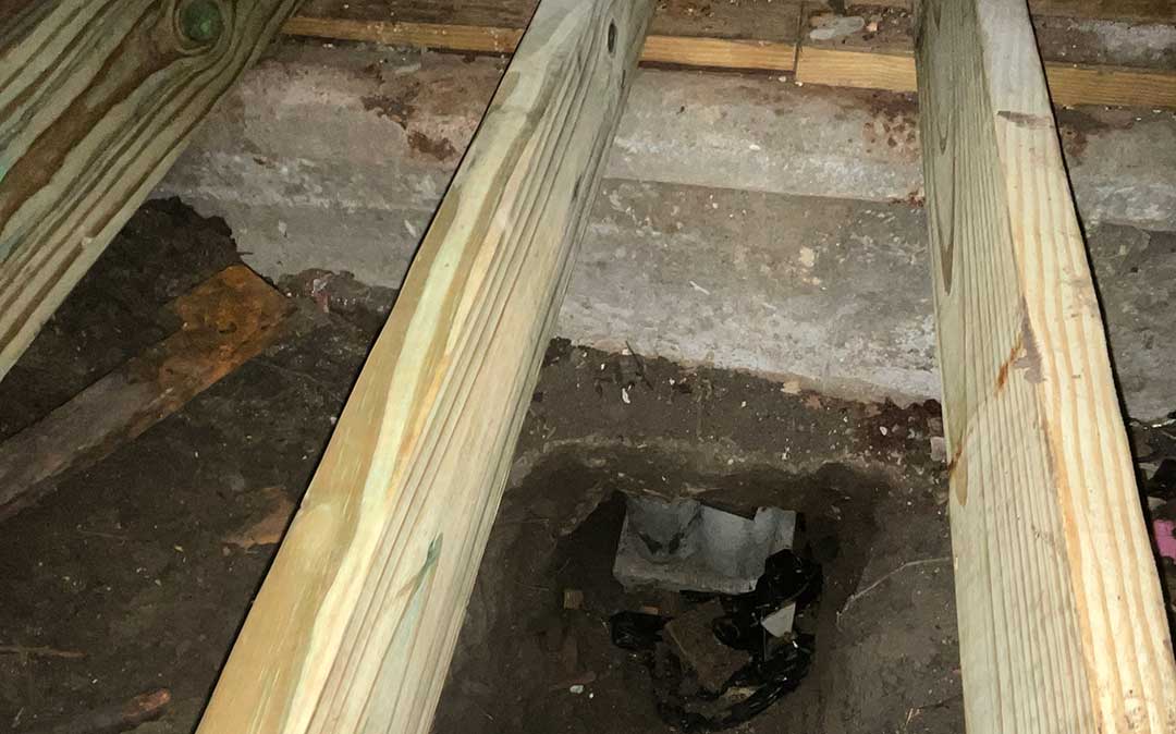 FCS foundation repair project in Irving, Texas